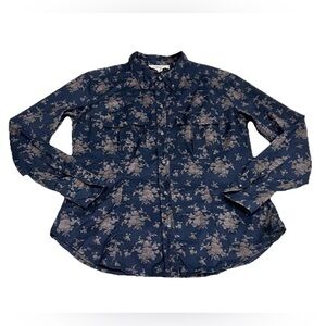 Isabel Marant Etoile Floral Button Up Top Size 1/S Elevated Casual Feminine Chic
